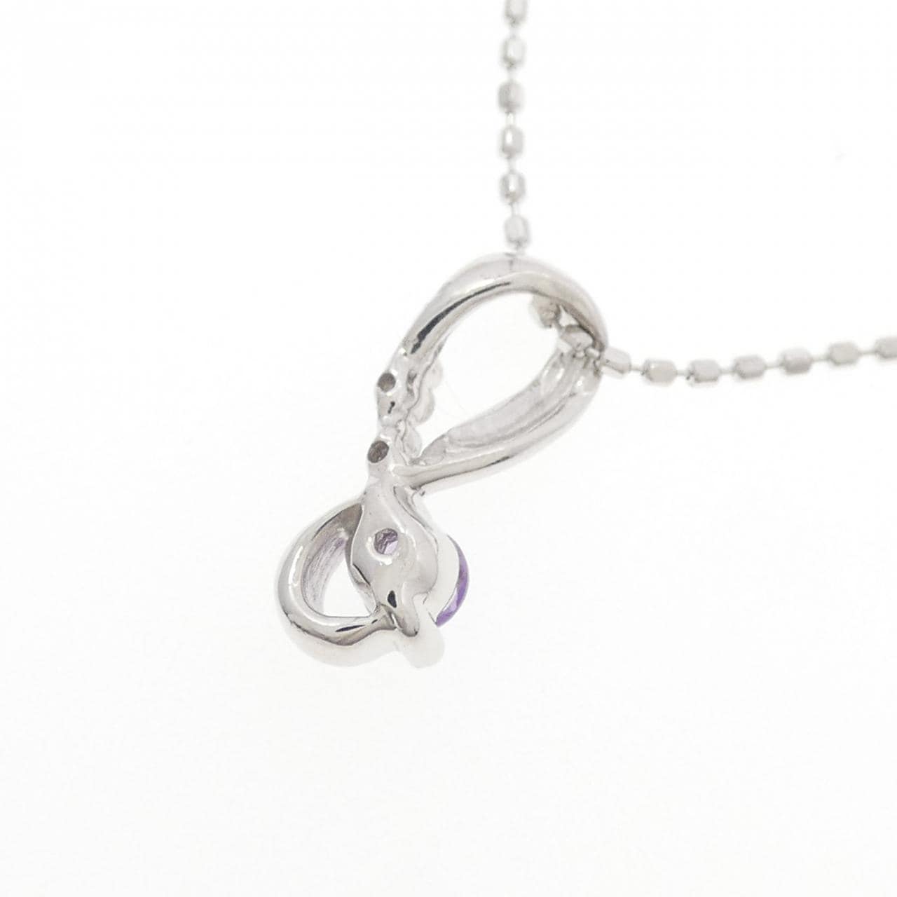 K18WG アメジスト ネックレス