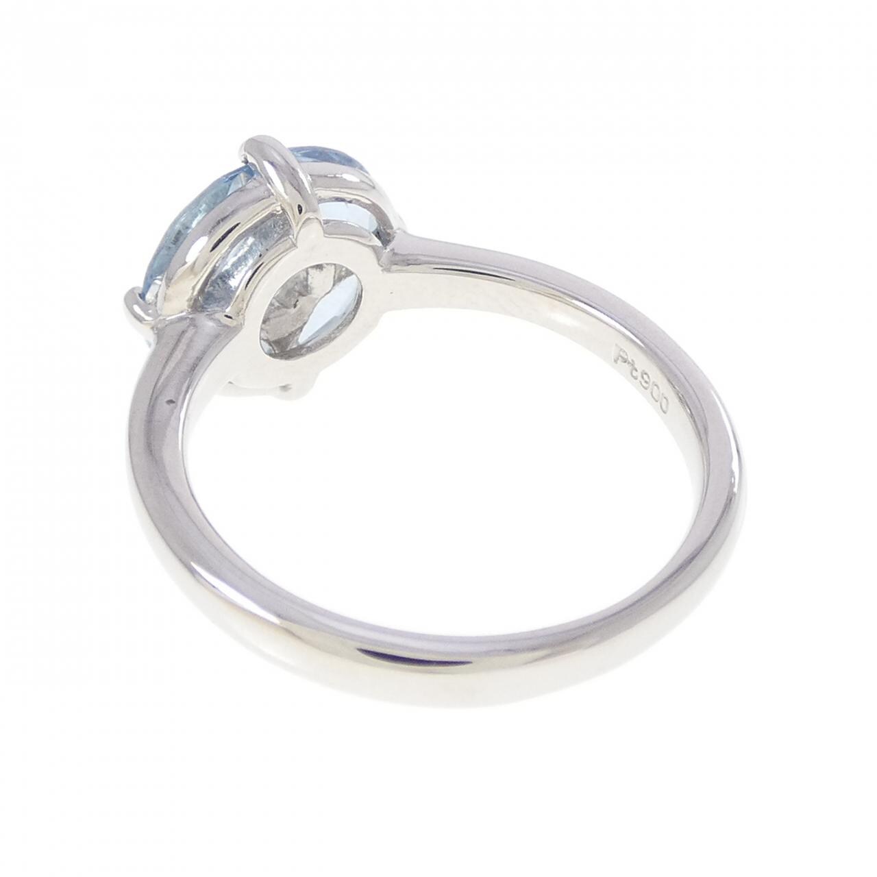 PT900 アクアマリン リング 0.88CT