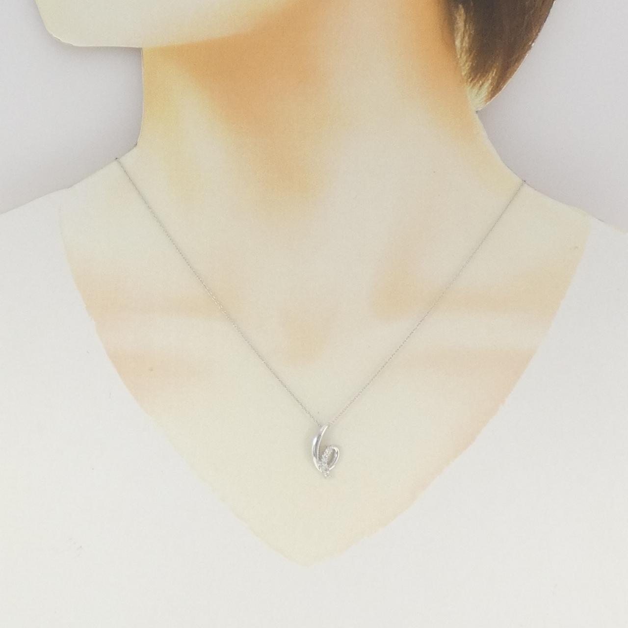 PT900/PT850 ダイヤモンド ネックレス 0.10CT