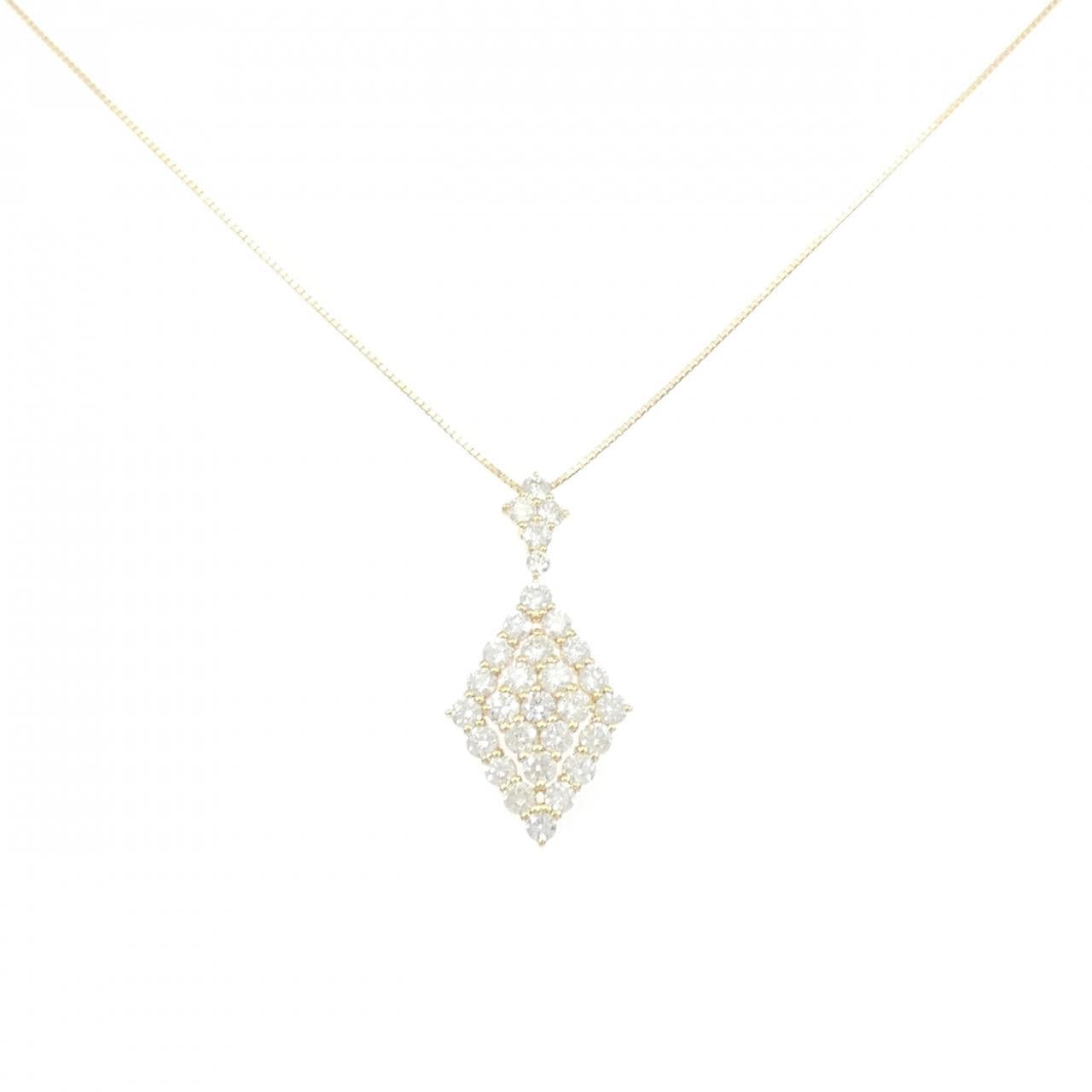 K18YG ダイヤモンド ネックレス 2.00CT