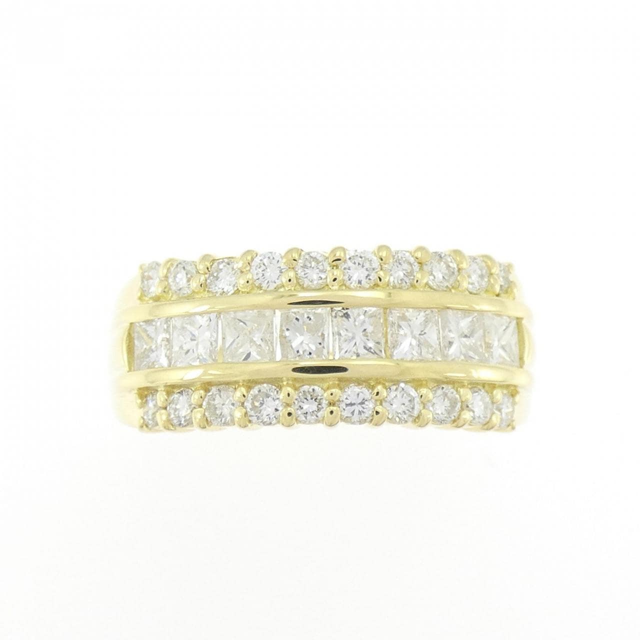 K18YG ダイヤモンド リング 1.06CT