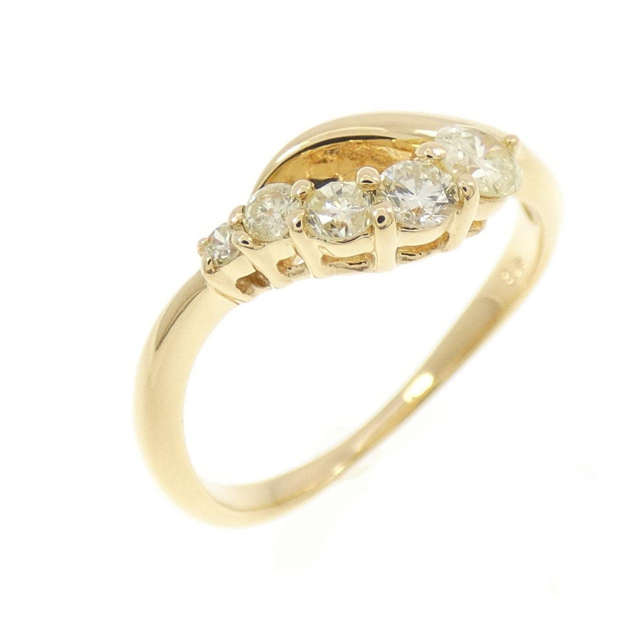 K18YG ダイヤモンド リング 0.30CT