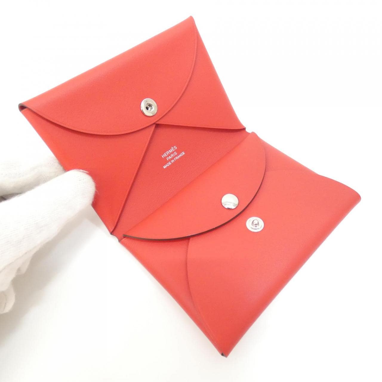 【未使用品】エルメス TECKEL A COLLIER カルヴィ デュオ 086947CK コインケース