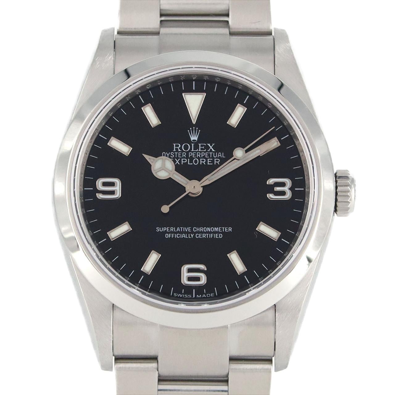 ROLEX Explorer I 114270 SS Automatic V number