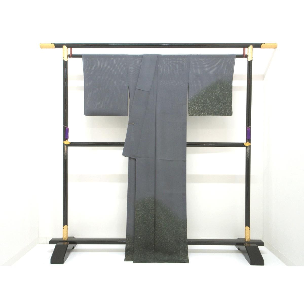 単衣　駒絽訪問着【二代目久保田一竹】