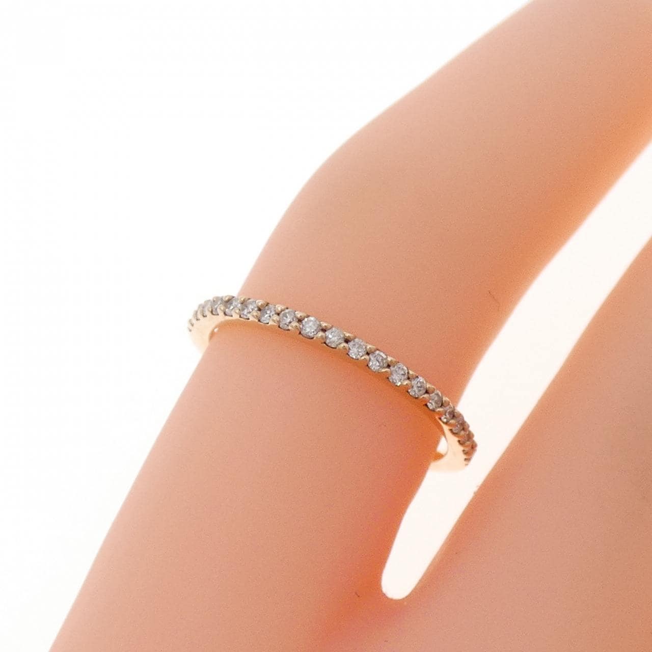 4゜C ダイヤモンド ピンキー リング