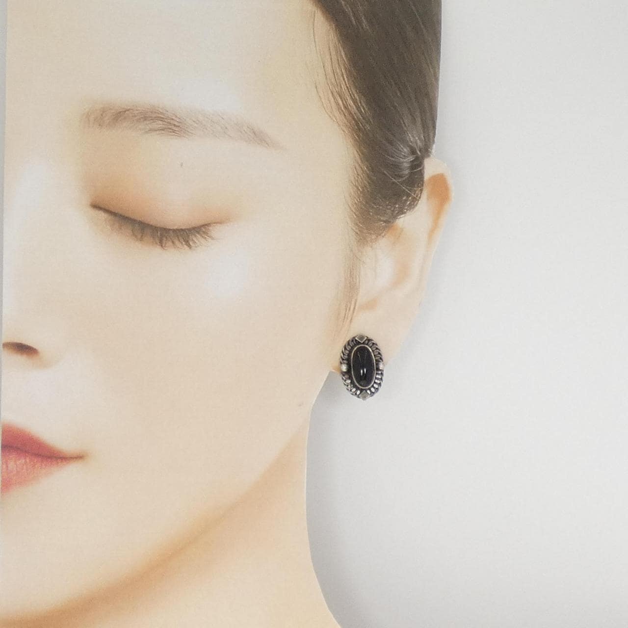 ジョージ ジェンセン オニキス イヤリング