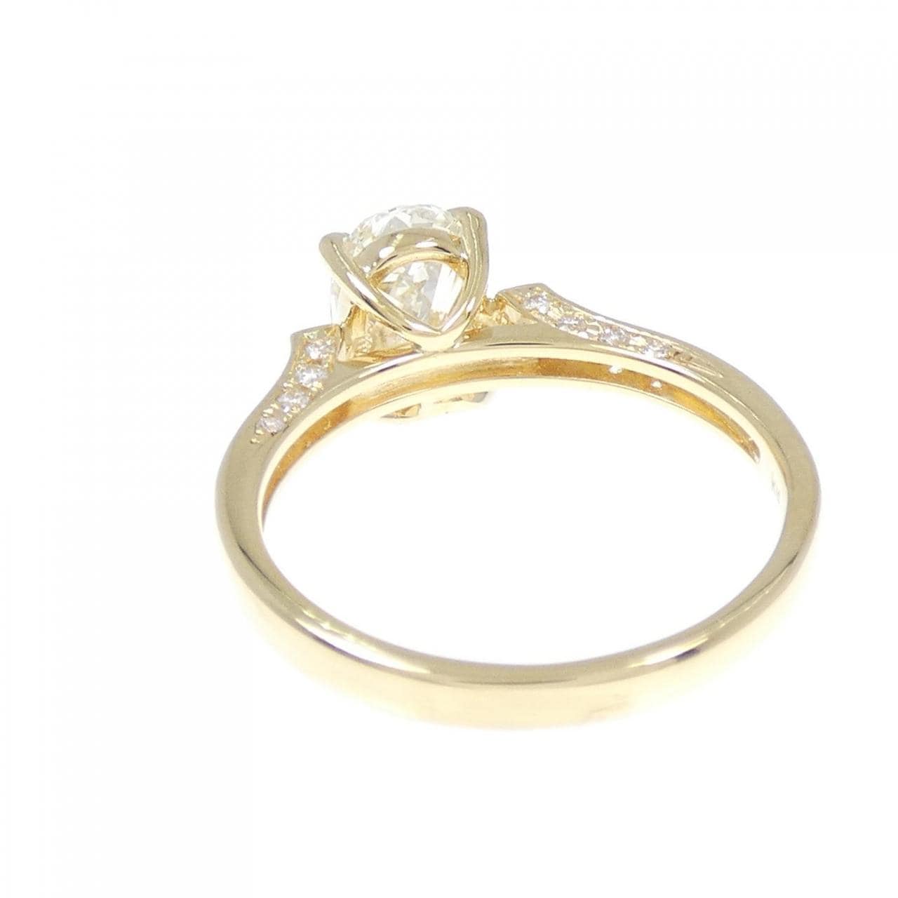 [Remake] K18YG Diamond ring 1.504CT M VS1 oval cut