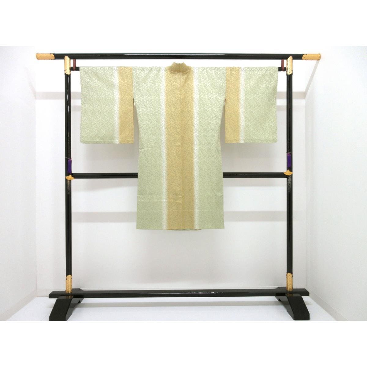 お洒落コート　単衣　紋紗織　セミロング