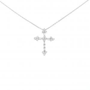 PT900/PT850 クロス ダイヤモンド ネックレス 1.00CT