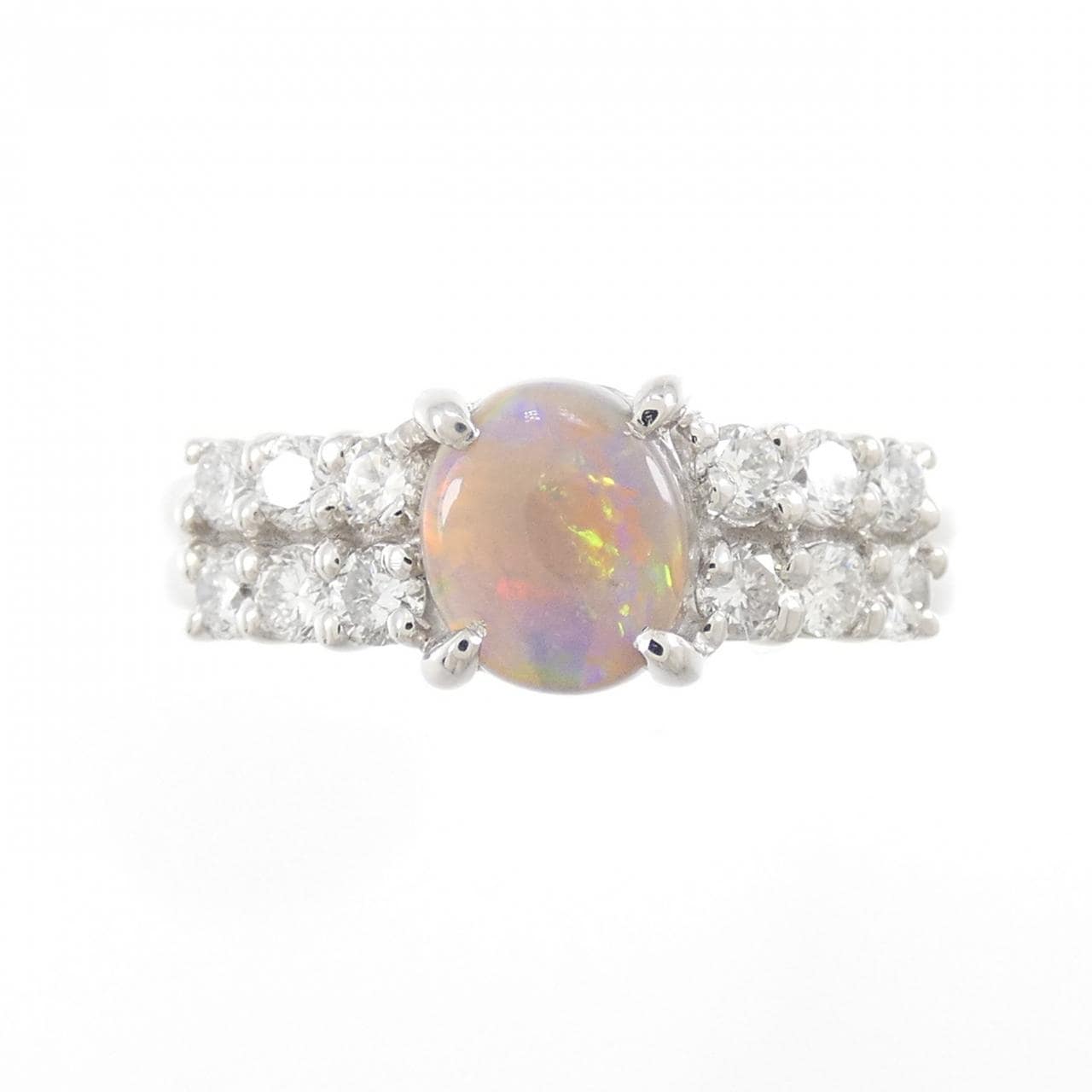 PT900 ブラックオパール リング 0.57CT