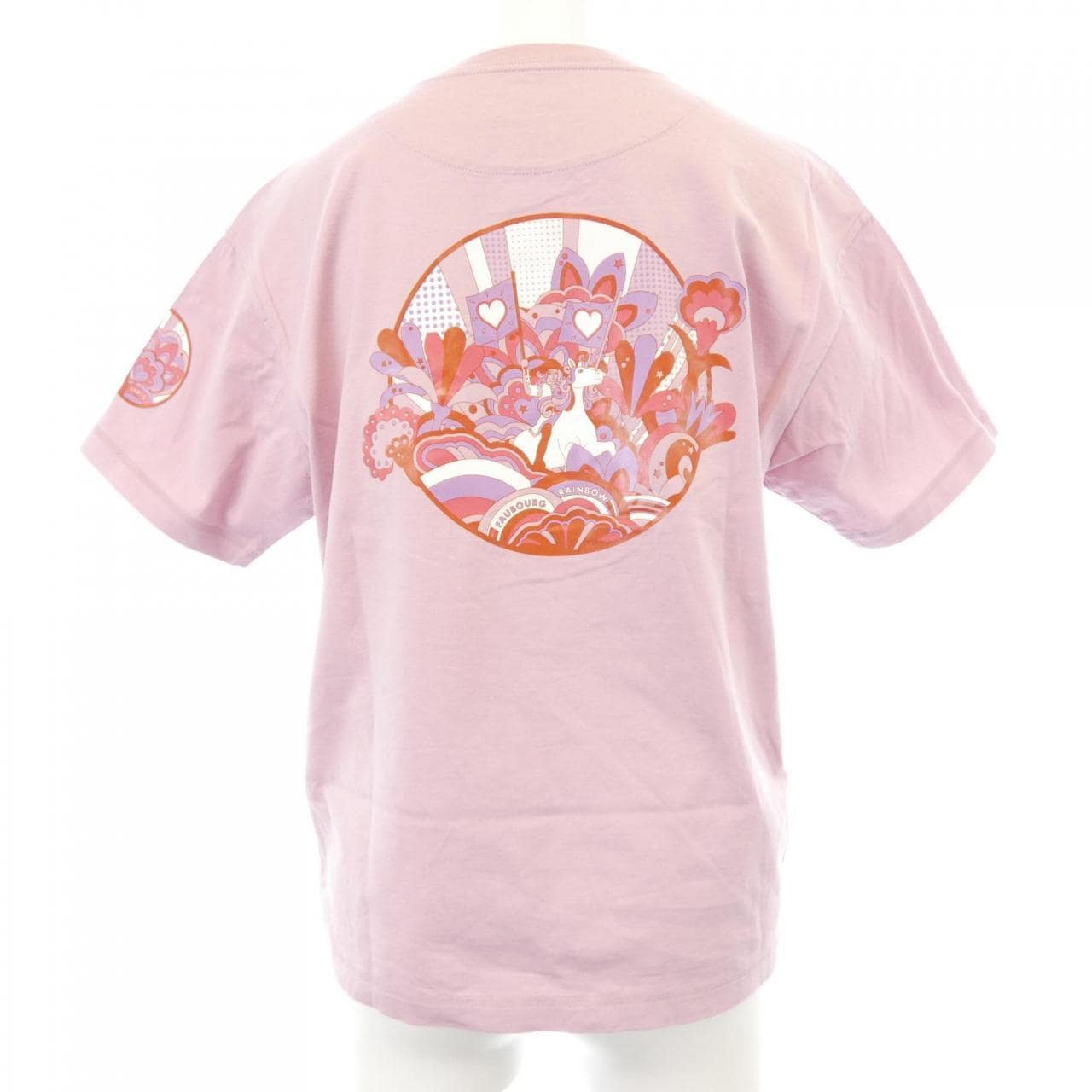 エルメス HERMES FAUBOURG RAINBOW 2E4602DU カルトゥッシュ Tシャツ