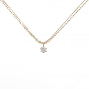 K18PG ダイヤモンド ネックレス 0.1CT