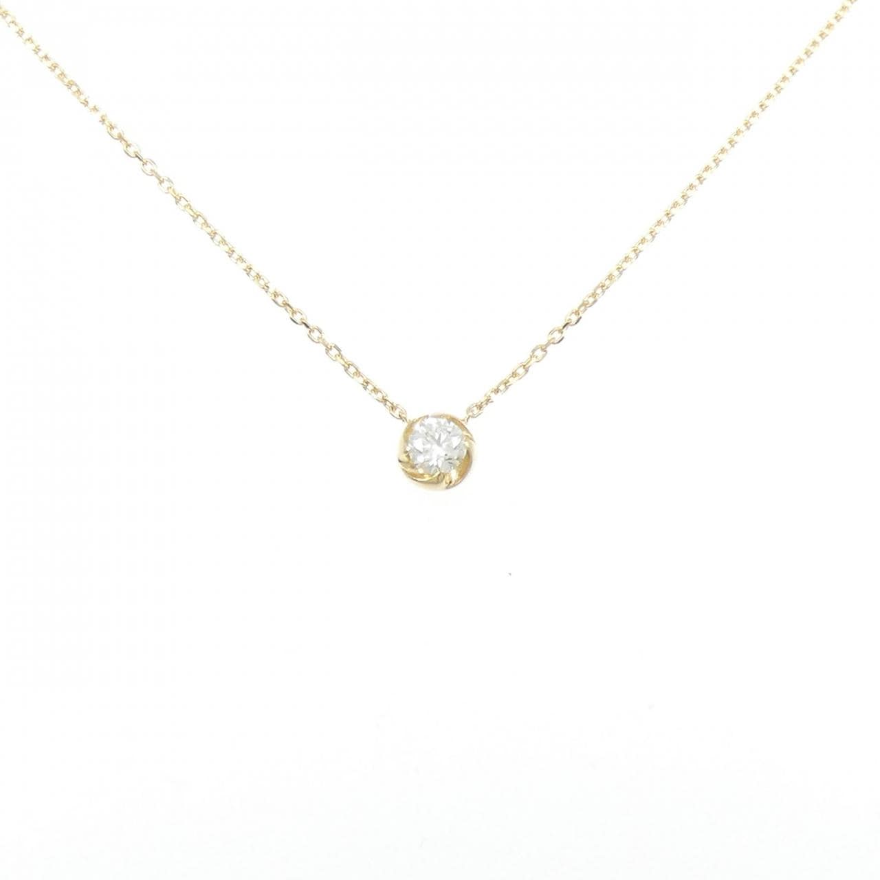 K18YG ダイヤモンド ネックレス 0.30CT D SI2 EXT
