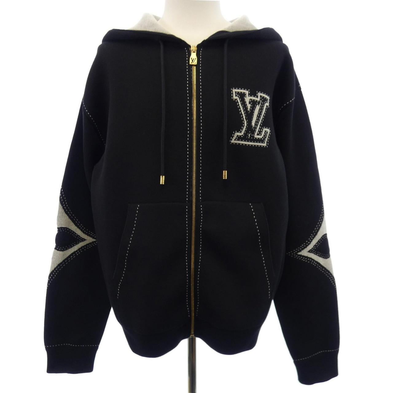 ルイヴィトン LOUIS VUITTON グラフィックインターシャジップコットンフーディ HRN89WAUR パーカー