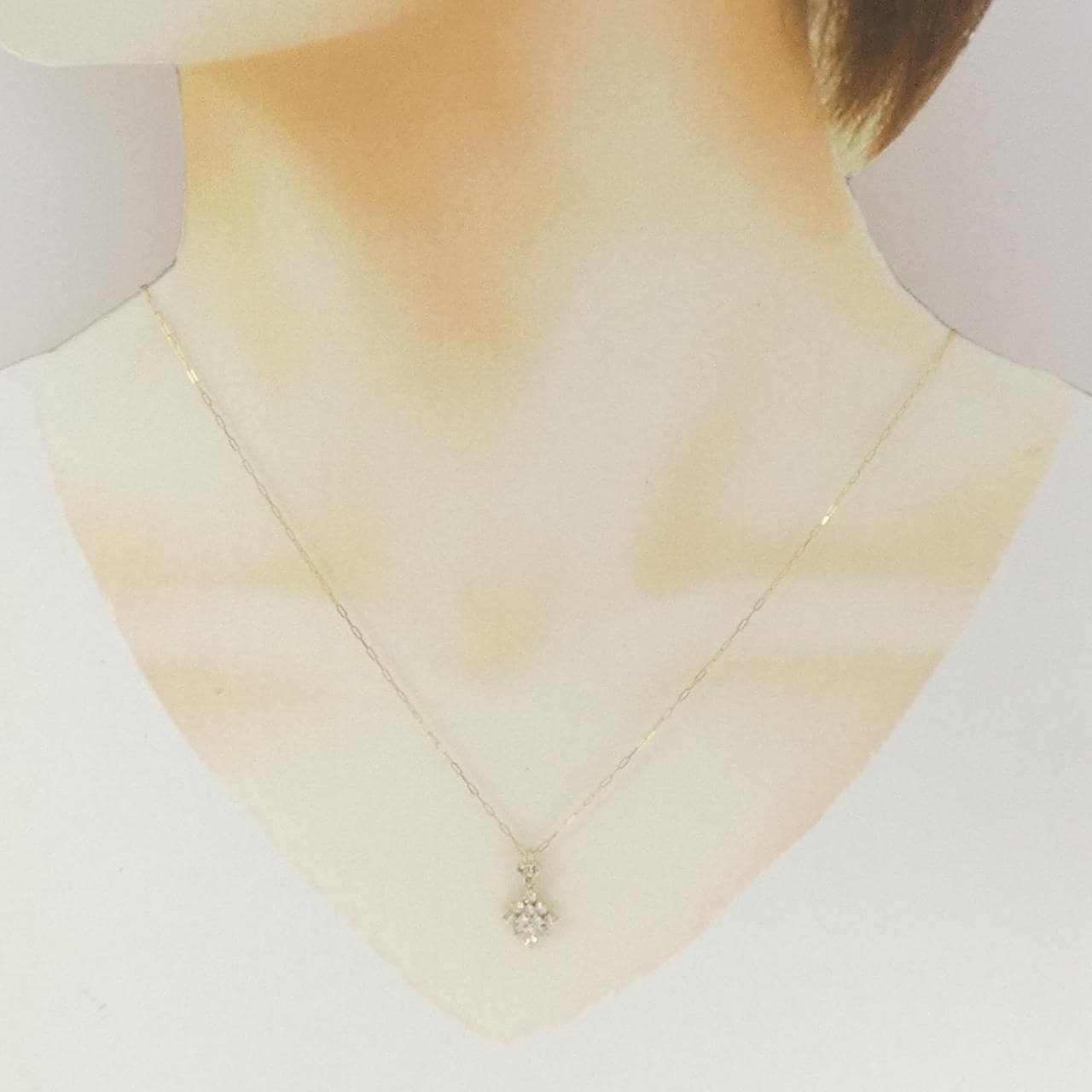 K18YG ダイヤモンド ネックレス 0.50CT
