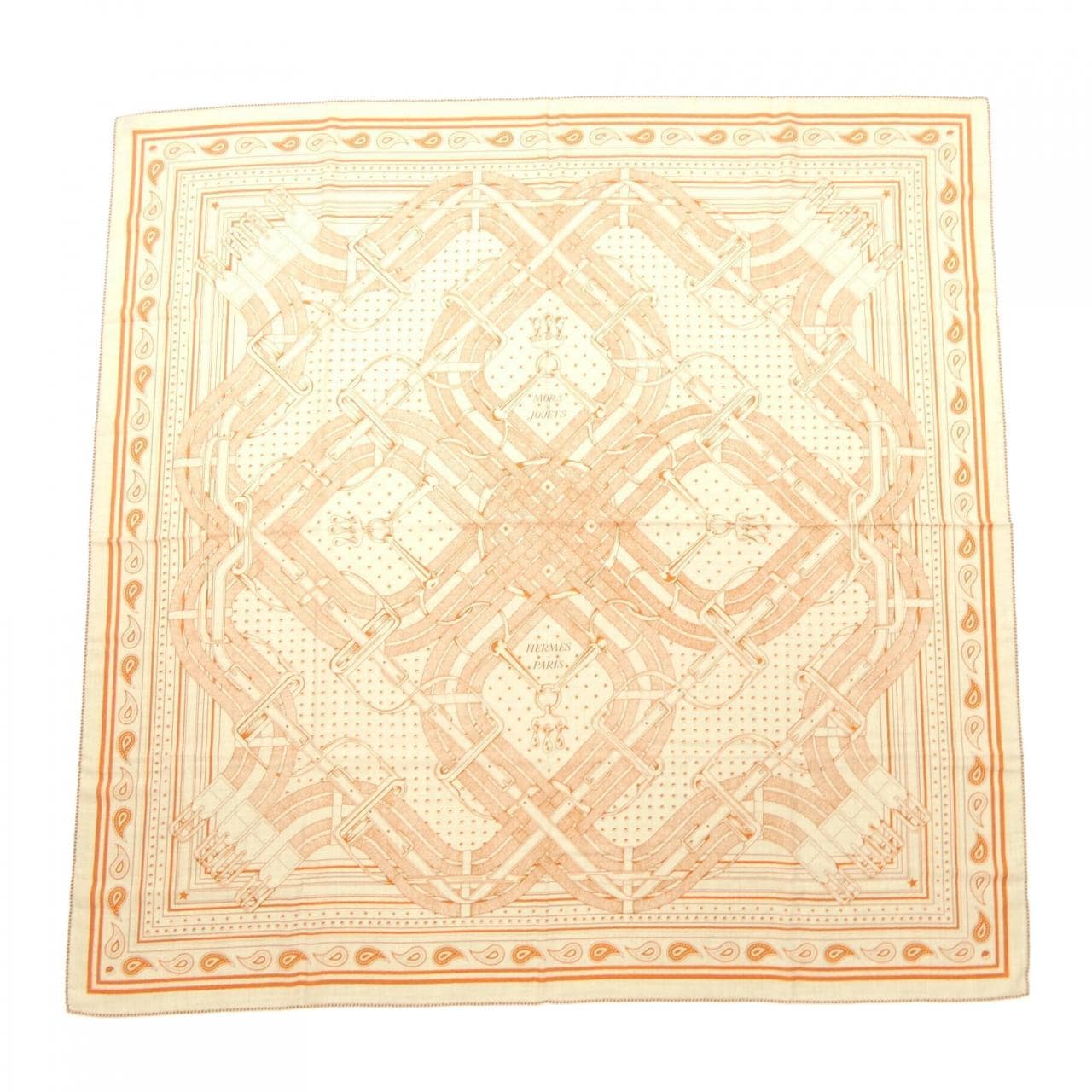 エルメス HERMES MORS A JOUETS BANDANA H244354S カレジェアン140 ショール