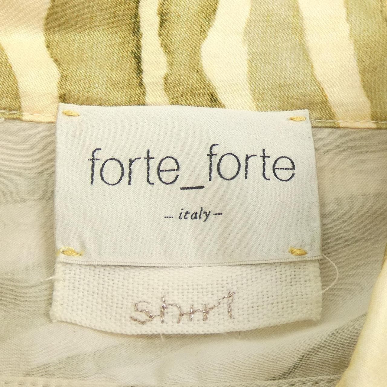 フォルテフォルテ forte-forte シャツ