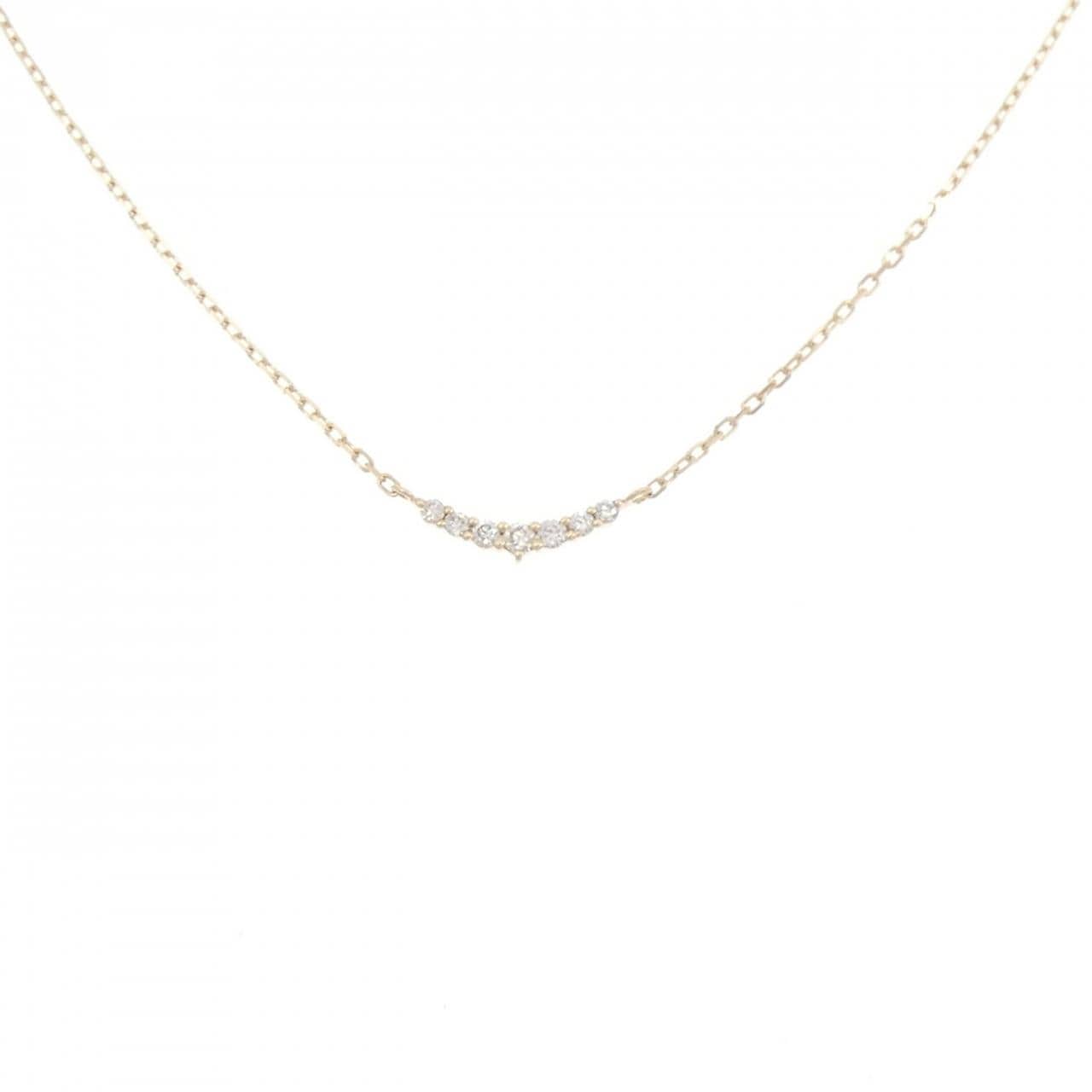 アガット ダイヤモンド ネックレス 0.05CT