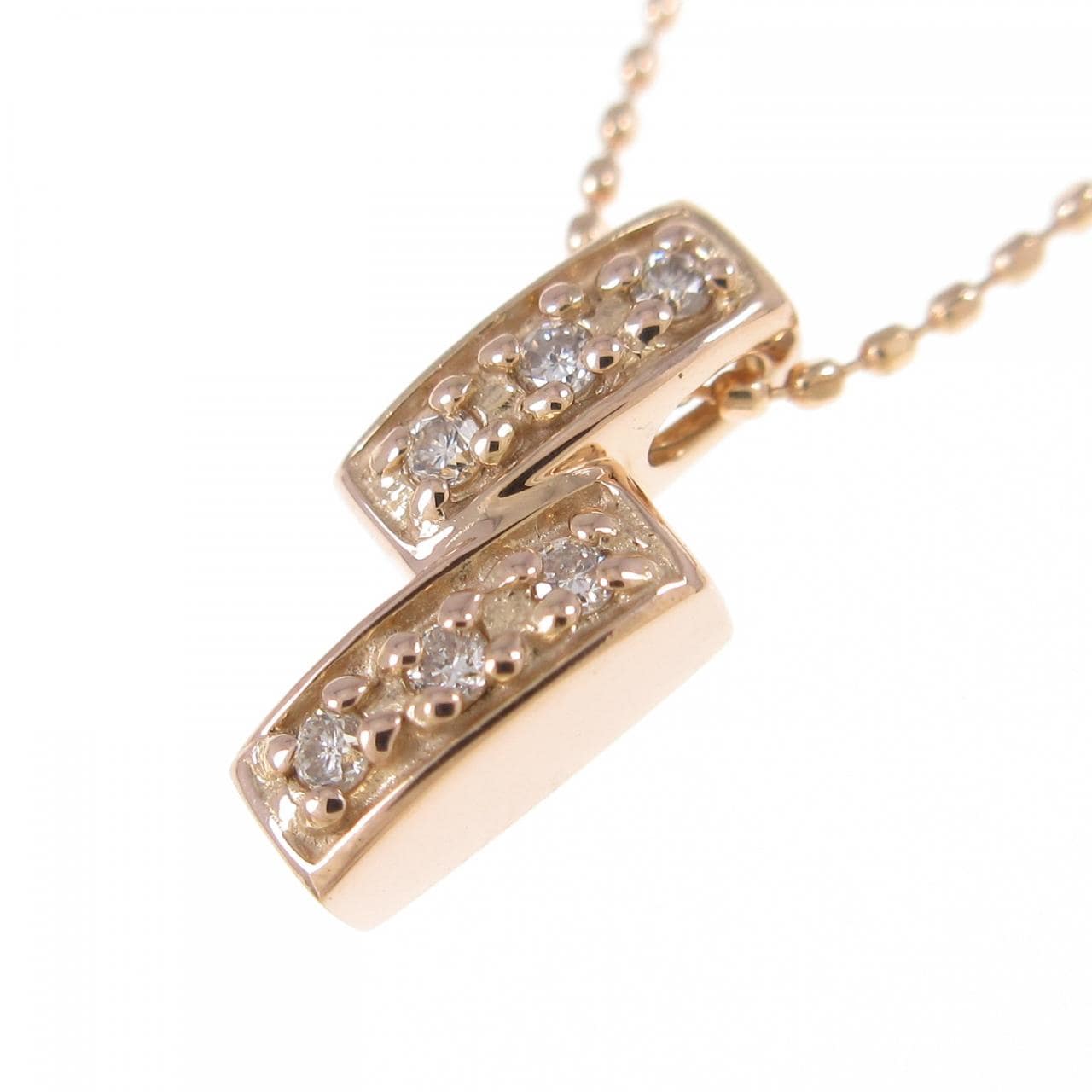 コメ兵｜K18PG ダイヤモンド ネックレス 0.06CT｜ジュエリー