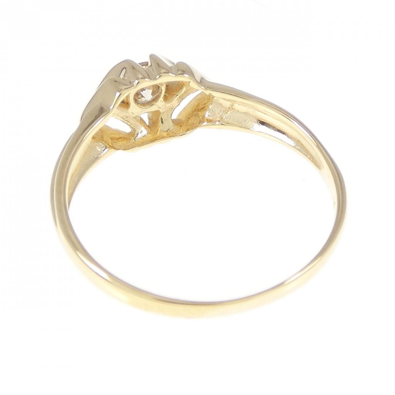 K18YG ダイヤモンド リング 0.20CT
