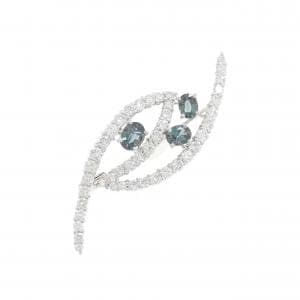 ミキモト アレキサンドライト ブローチ 0.71CT