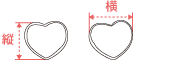 ピアスのサイズ図