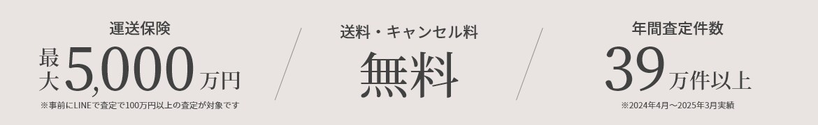 宅配買取 アピールポイント